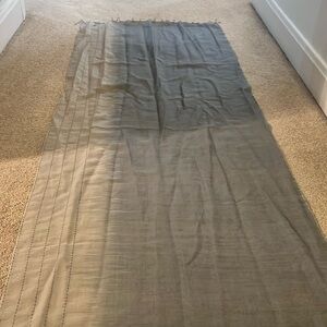 Eileen Fisher Ombré Blue Wool Scarf